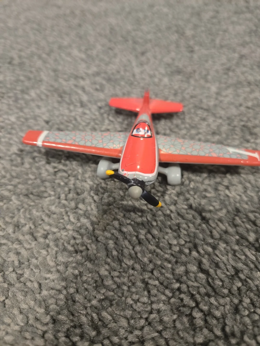 Mattel Disney Pixar Planes Vecihi Rare Collectable Die Cast Toy Red White Gray